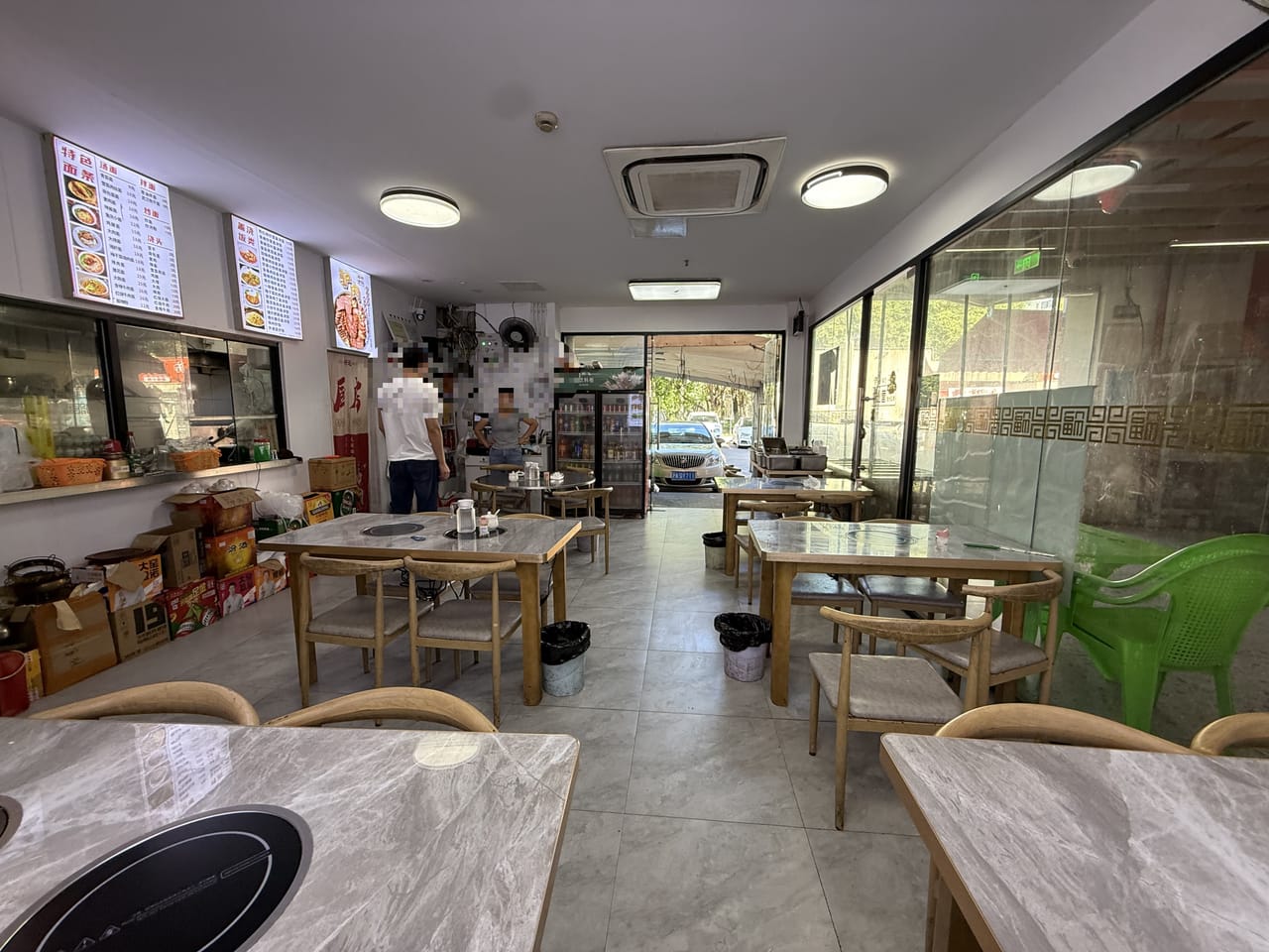 江园路菜市场门口第一家旺铺转让！新装修有天然气，可外摆！-3