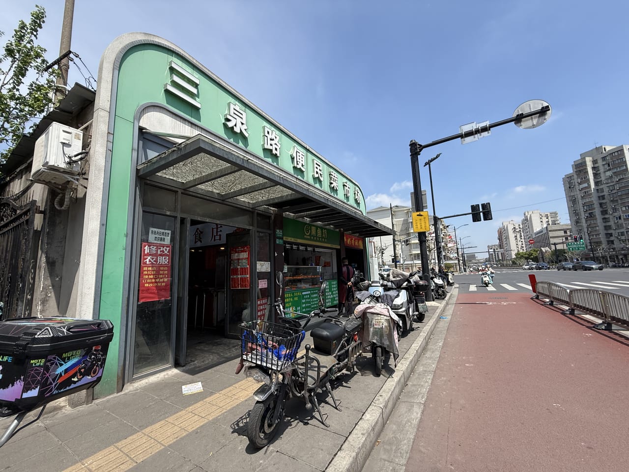 静安场中路菜市场门口旺铺转让！除重餐饮都可附近小区公寓学校-9