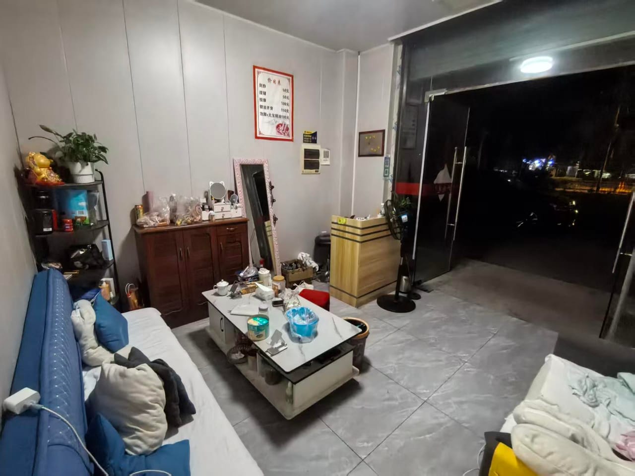 嘉定区博园路双开门足浴店转让！厨卫齐全带包间附近厂区密集-2