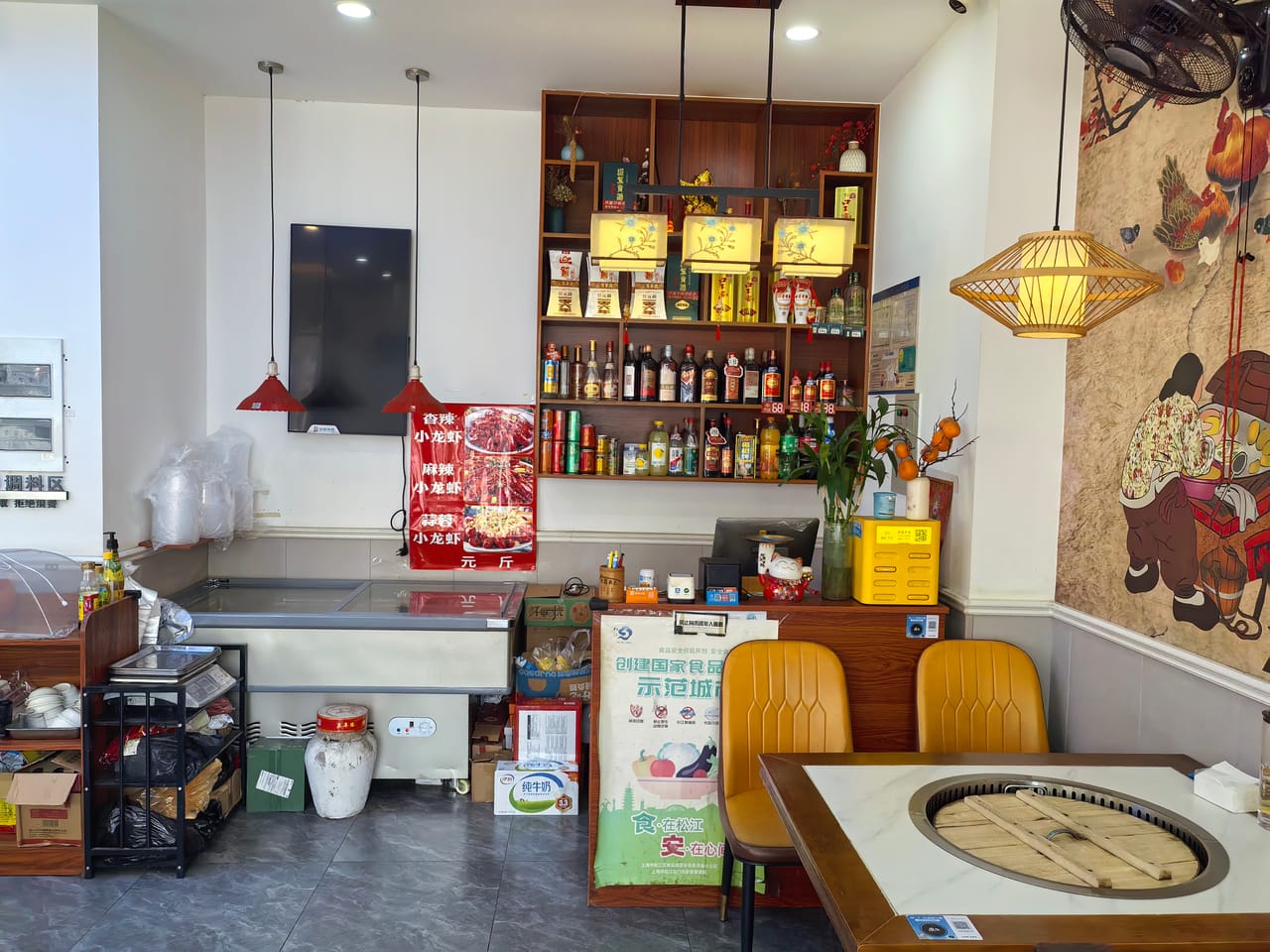 松江九亭大街农家菜馆转让！餐饮设施齐全小区商务一体化人流大-8