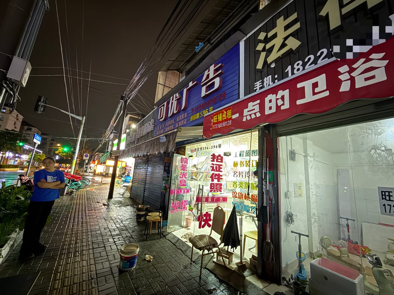 嘉定区德园路十字路口旺铺直租！带简装 除餐饮都可以人员密集-3
