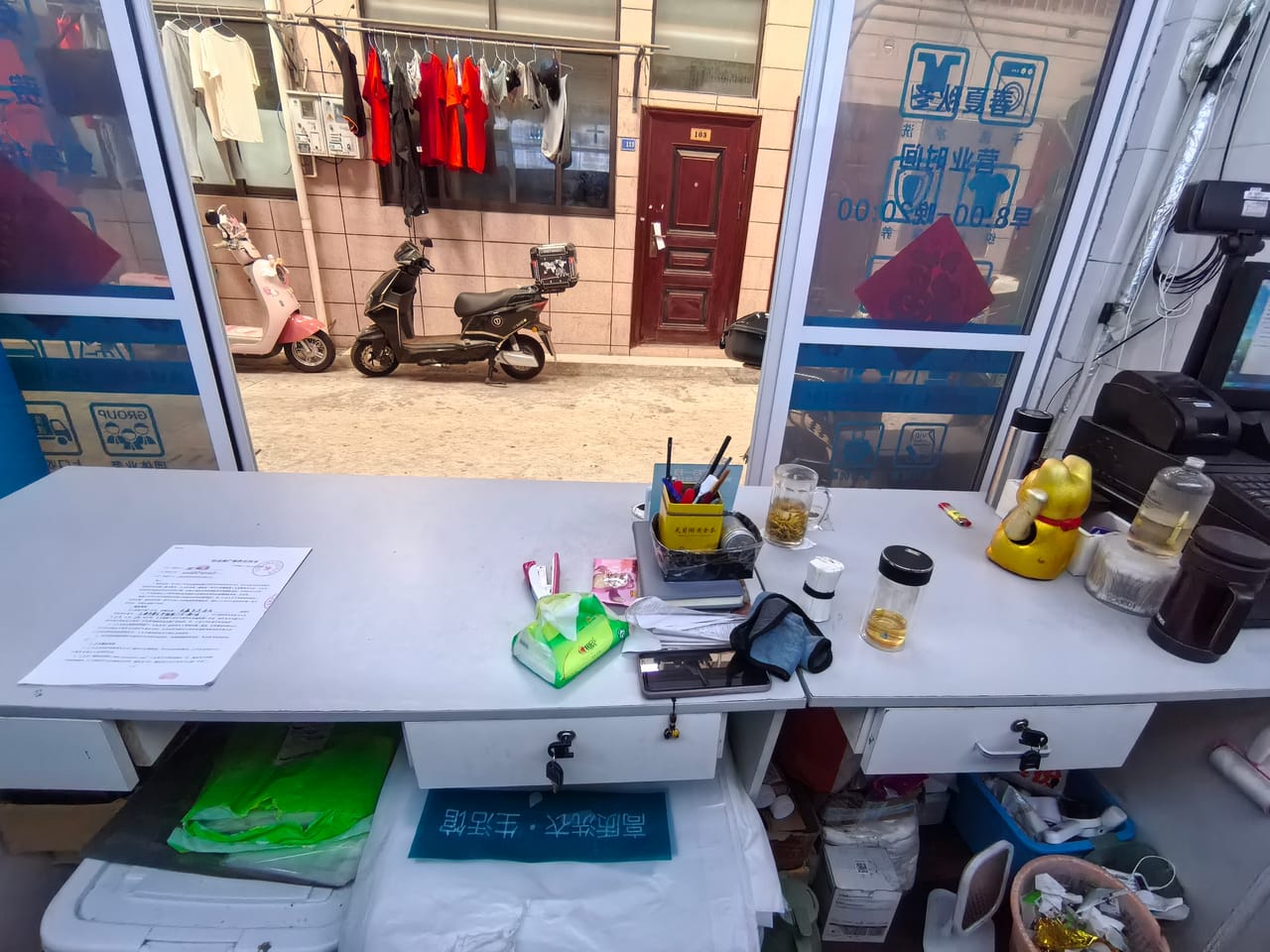 平福路干洗店转让！1k/月，多小区分布，带客源转同行位置佳-5
