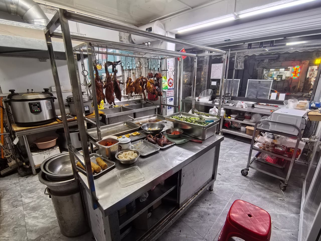 宝山区罗店镇塘西街餐饮店转让！步行街古镇附近 人流量大-2