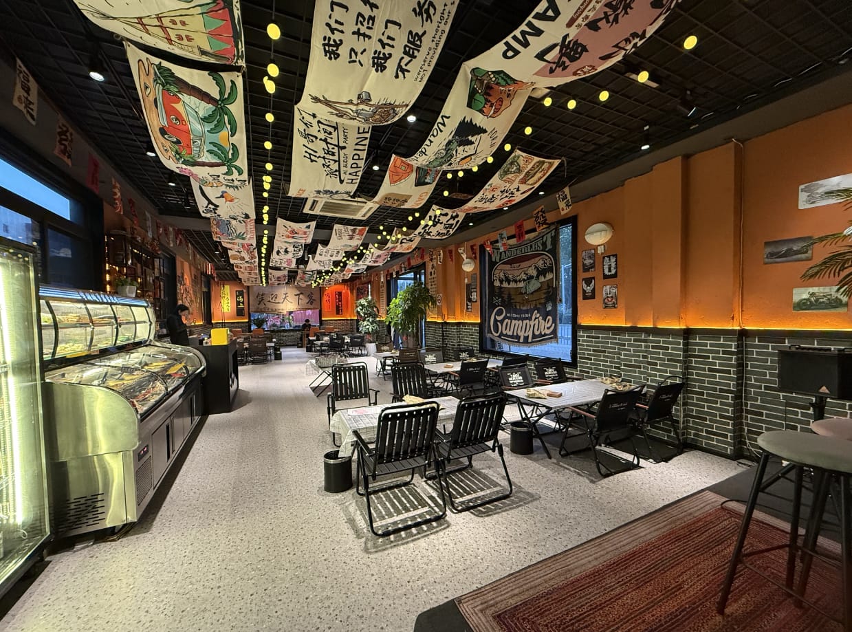宝山城市工业园区纯一楼三开门餐饮店转让！商圈成熟消费稳定-3