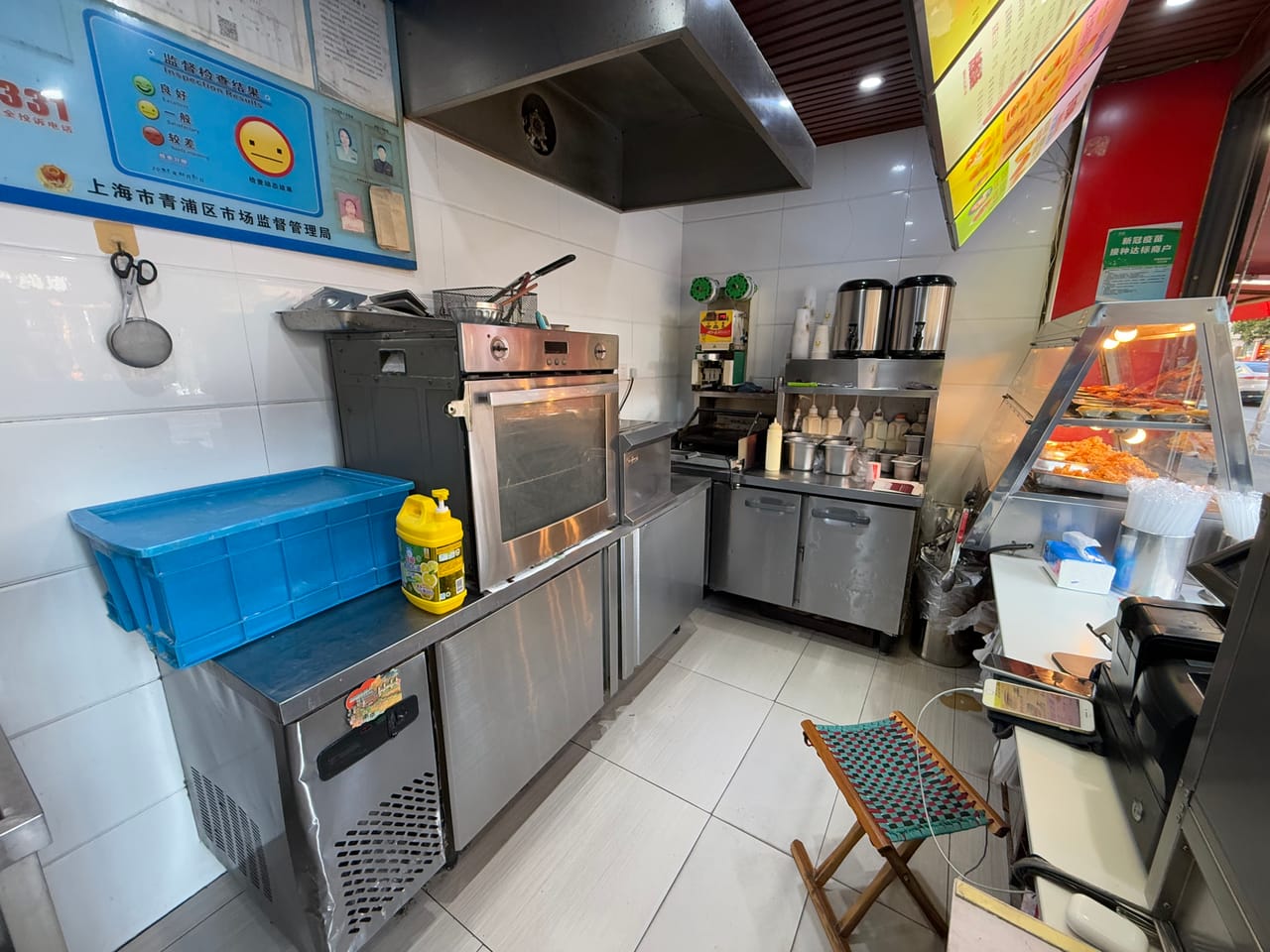 青浦区新凤北路餐饮店转让！旅馆对面附近小商品市场 周边厂区-5