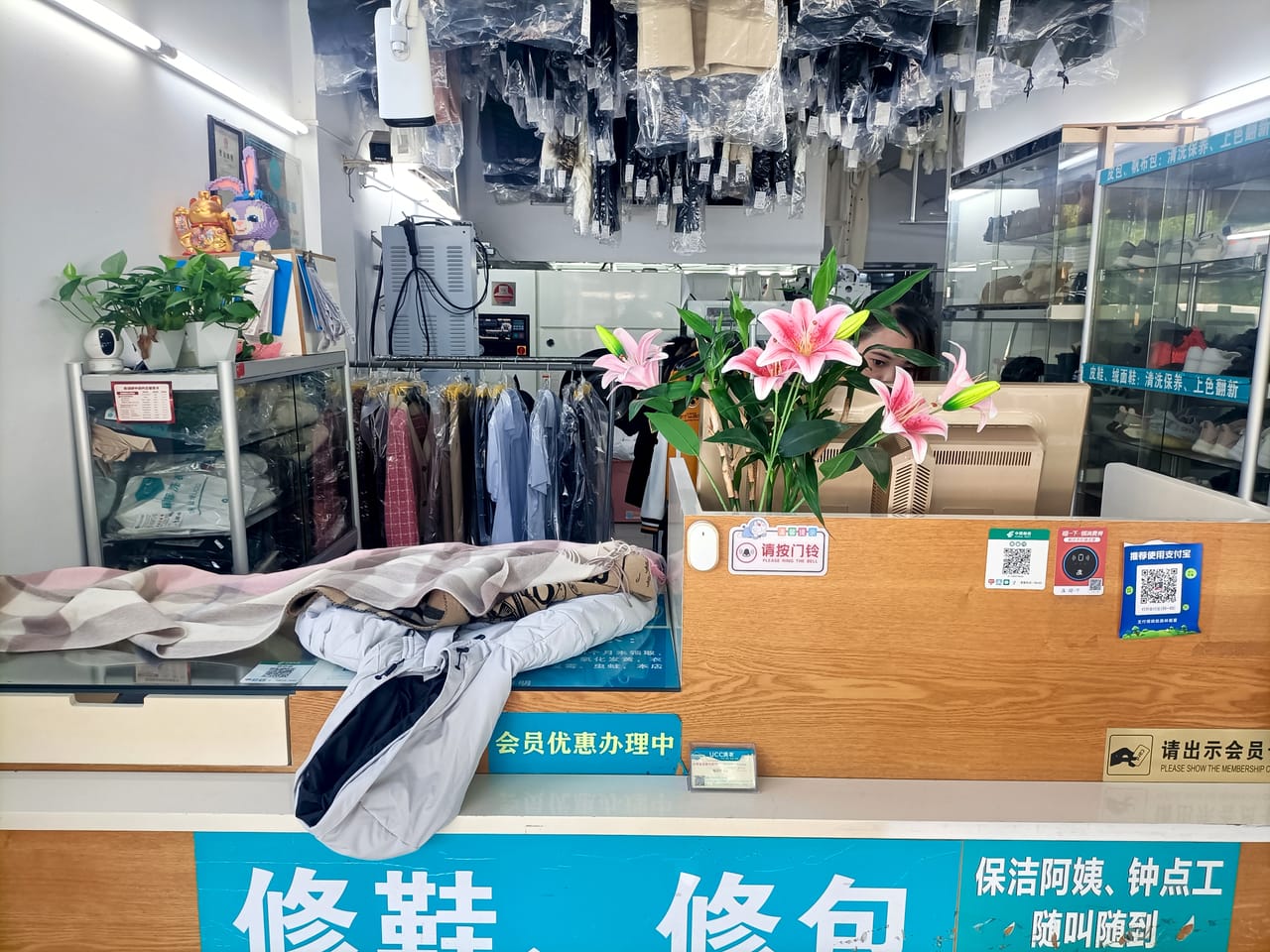 浦东新场镇经营9年洗衣店带设备转让！拎包入住客源无忧-2