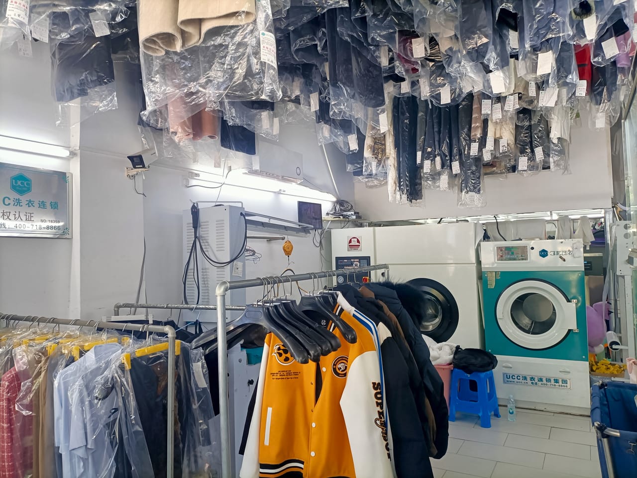 浦东新场镇经营9年洗衣店带设备转让！拎包入住客源无忧-6