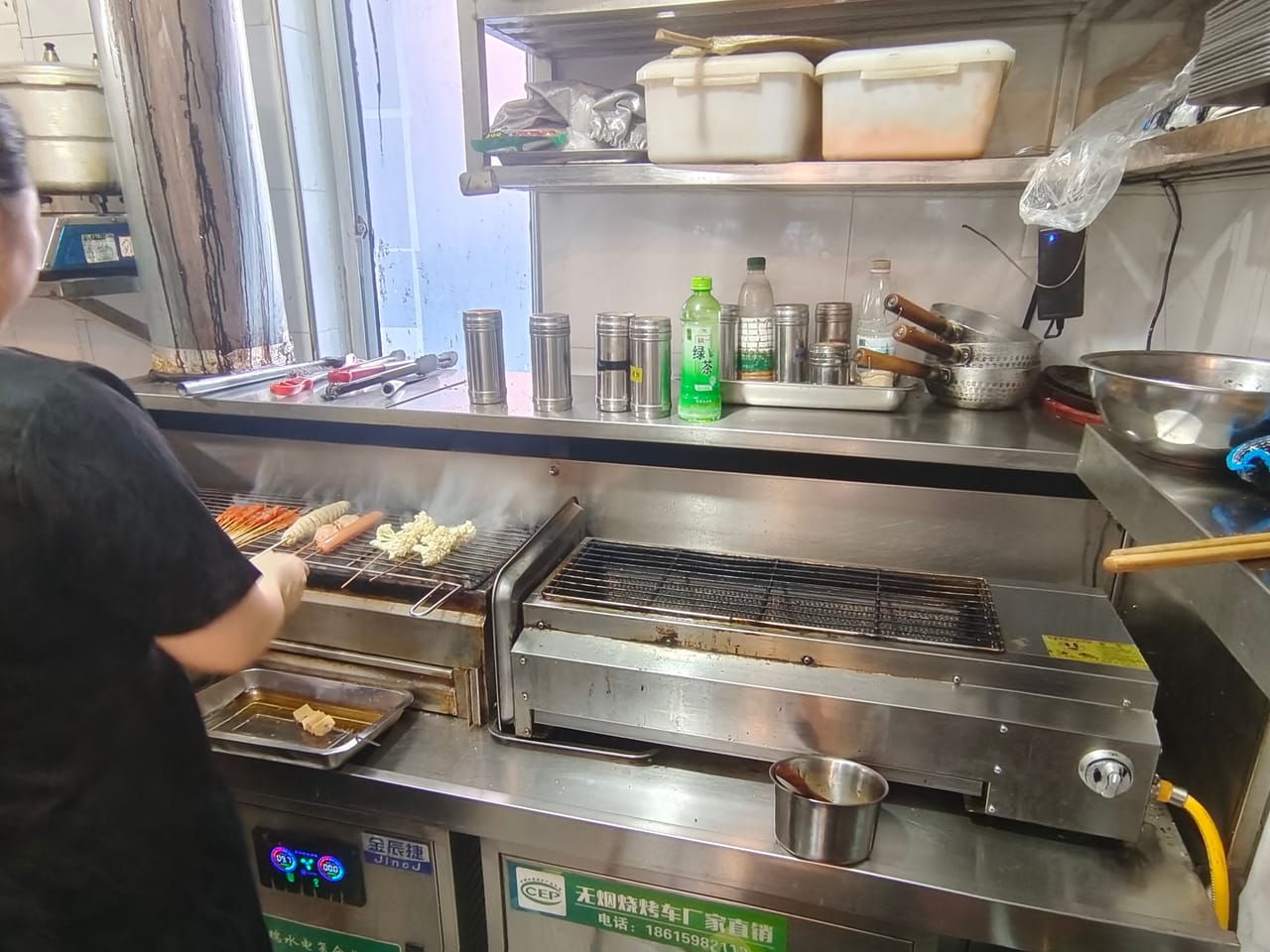 松江九亭大街餐饮烧烤店转让！夜宵一条街商圈成熟人流大-6