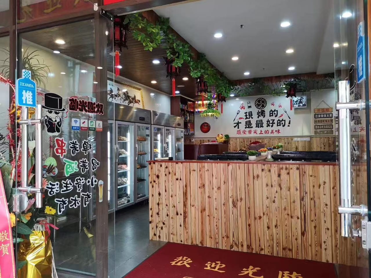 浦东新场镇东后老街烧烤店转让！外摆面积大，临近新场古镇人流密集-2